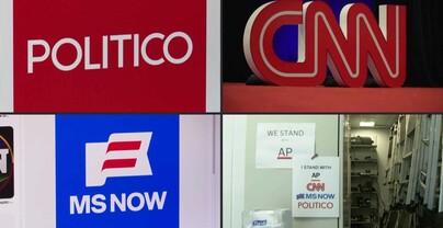 Periodistas de CNN, MS NOW y Politico entran en la Casa Blanca tras la orden del juez