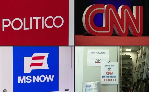 Periodistas de CNN, MS NOW y Politico entran en la Casa Blanca tras la orden del juez