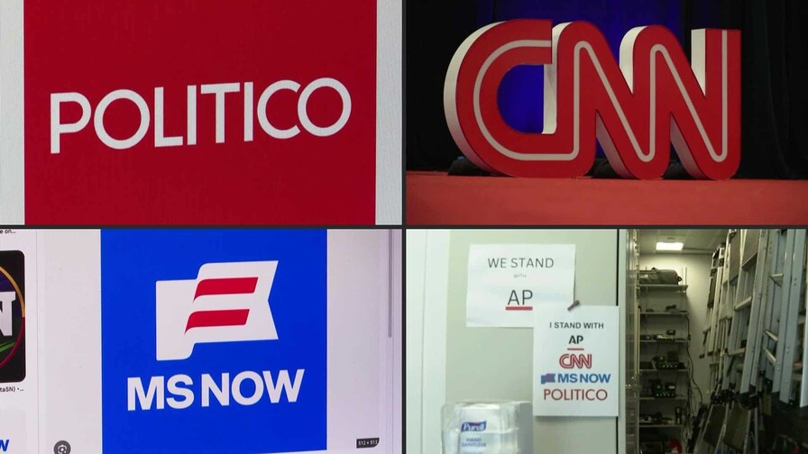 Periodistas de CNN, MS NOW y Politico entran en la Casa Blanca tras la orden del juez Periodistas de CNN, MS NOW y Politico entran en la Casa Blanca tras la orden del juez