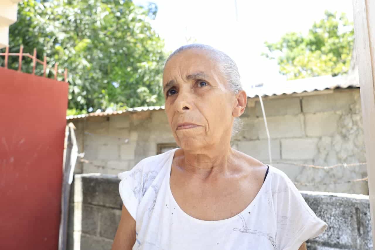 La señora Felicidora Rijo, vecina y amiga de la familia de Kevin.