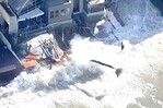 La costa de California sufre erosión y científicos temen el impacto de El Niño