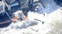 La costa de California sufre erosi&oacute;n y cient&iacute;ficos temen el impacto de El Ni&ntilde;o