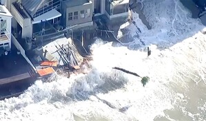 La costa de California sufre erosi&oacute;n y cient&iacute;ficos temen el impacto de El Ni&ntilde;o