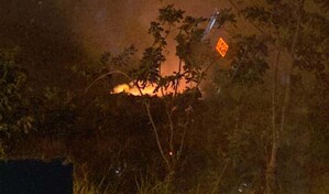 Reportan nuevo incendio en la Laguna de Cabarete