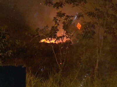 Incendio en laguna de cabarete moviliza bomberos en puerto plata