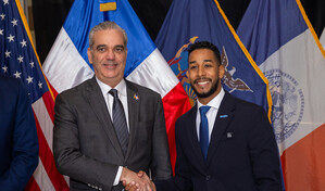 Abinader se re&uacute;ne con el presidente de Brooklyn, el dominicano Antonio Reynoso
