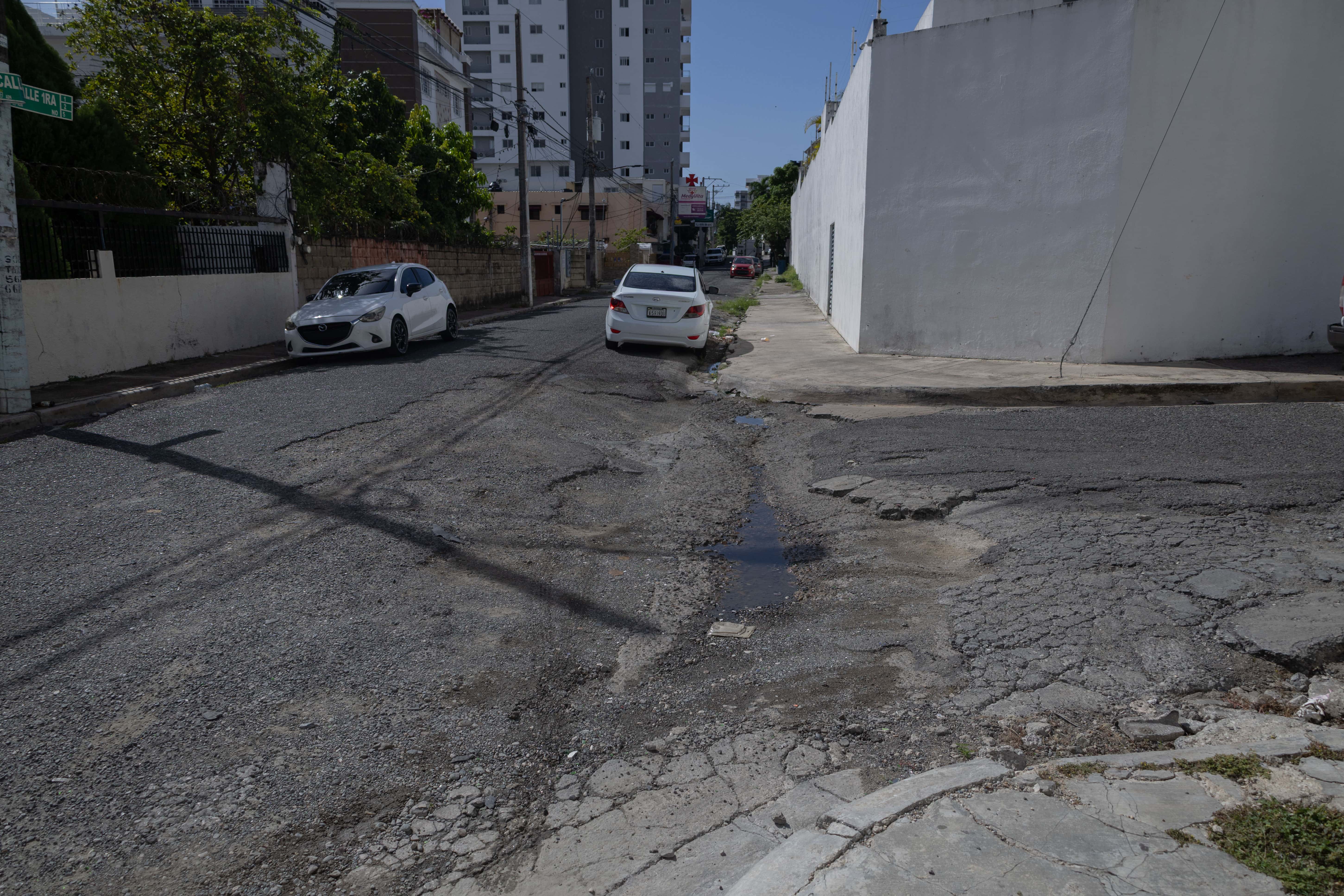 Los vecinos reclaman solución al mal estado de las calles. 