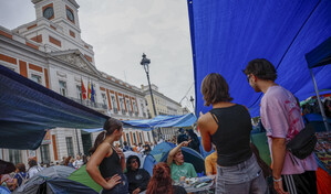 Los acampados en Madrid quieren mantener la presi&oacute;n al Gobierno contra la crisis de la vivienda
