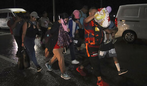 M&aacute;s de 600 migrantes reanudan su camino hacia Estados Unidos
