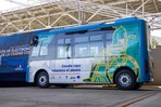 La Ciudad Colonial contar&aacute; con cinco autobuses el&eacute;ctricos para mejorar la movilidad en la zona