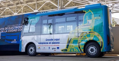 La Ciudad Colonial contar&aacute; con cinco autobuses el&eacute;ctricos para mejorar la movilidad en la zona