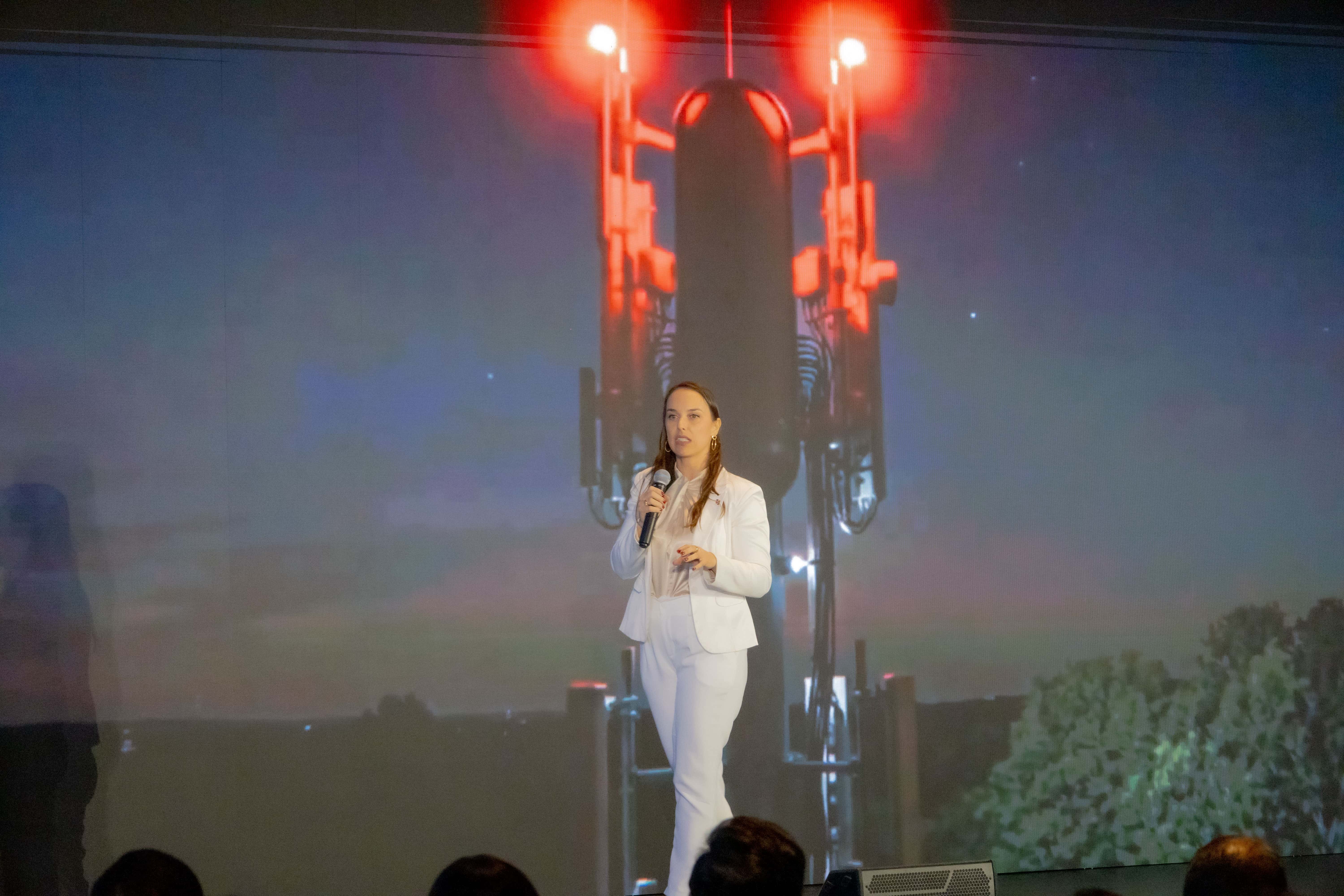 La ejecutiva de Desarrollo de Negocios para América Latina y el Caribe de Cisco, Caroline Heidrich Seibert.