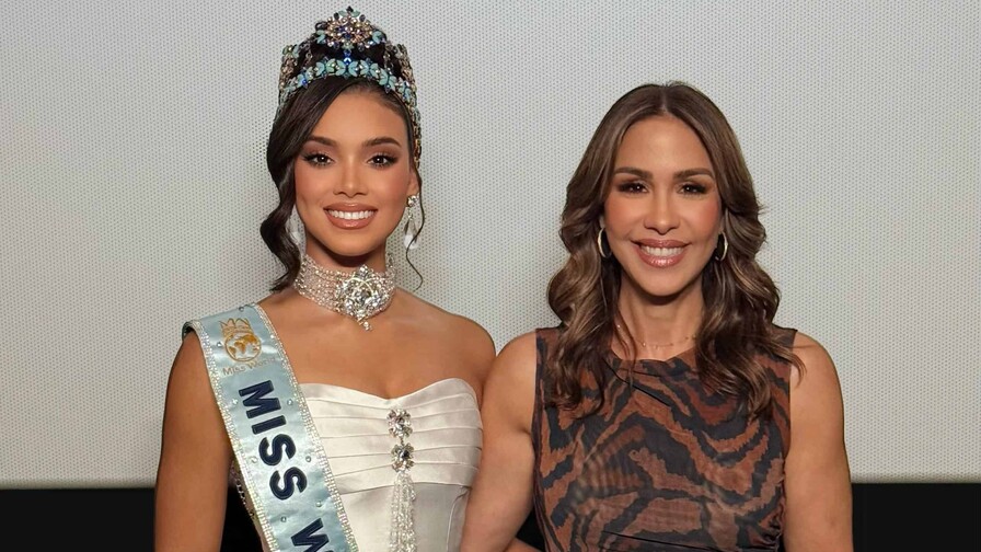 Mariasela Álvarez y Joheirry Mola: así fue el encuentro entre las dos Miss Mundo dominicanas Mariasela Álvarez y Joheirry Mola: así fue el encuentro entre las dos Miss Mundo dominicanas