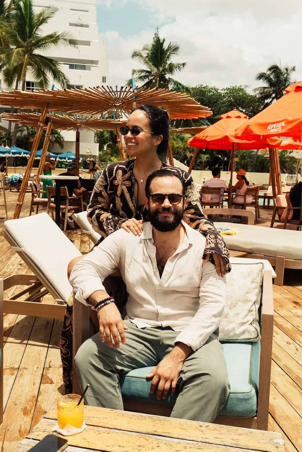 Dhayra Hernández y Carlos Romero.