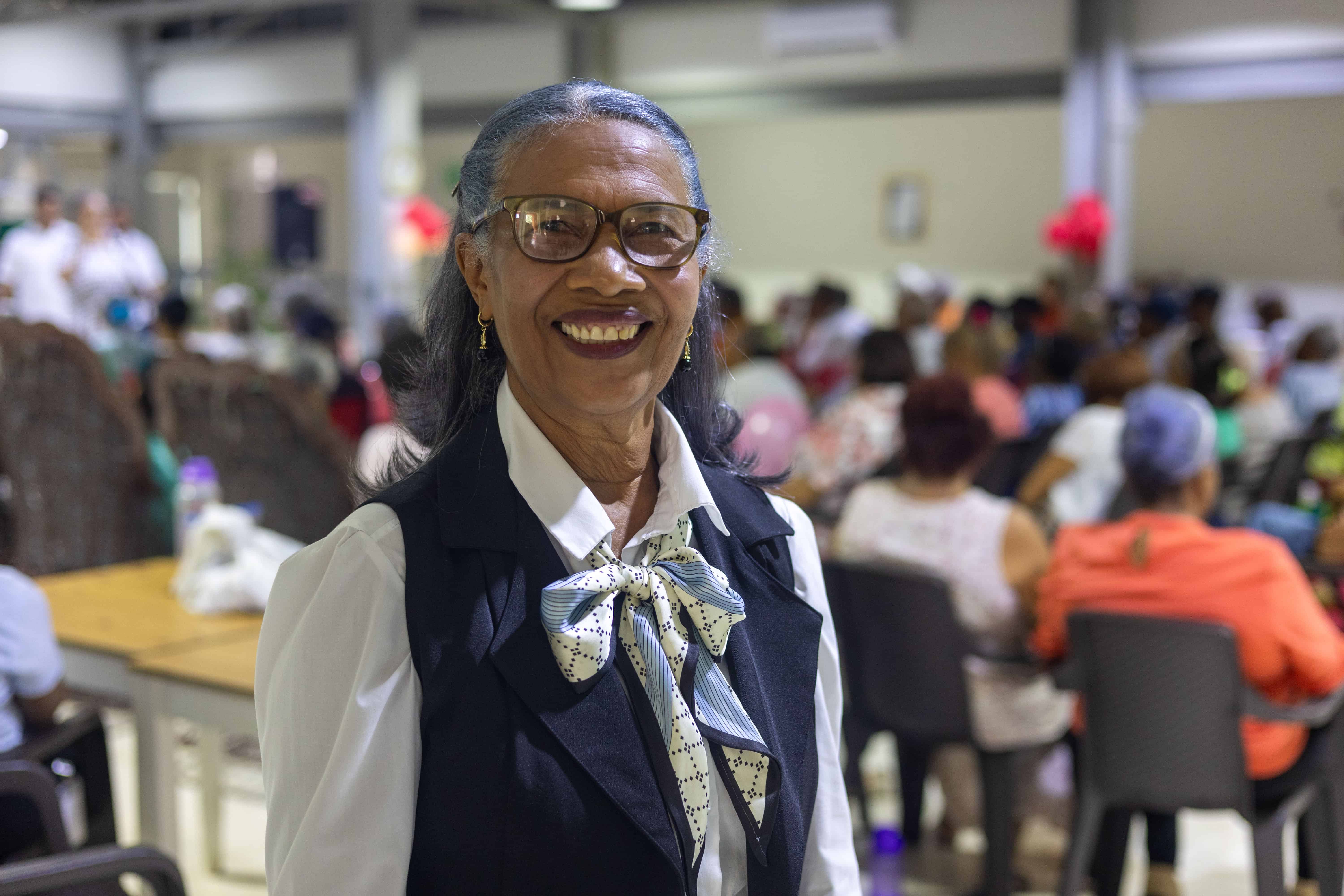 Elvira P&eacute;rez de De La Rosa, directora del Centro de Atenci&oacute;n Integral para Adultos Mayores de Ciudad Juan Bosch