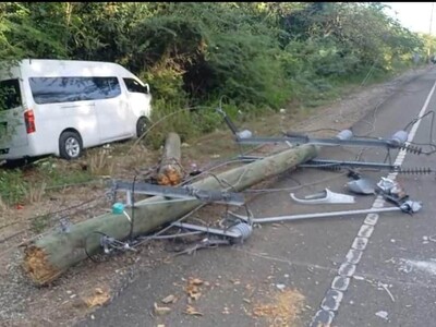 Heridos en accidente múltiple en carretera Mao-Santiago Rodríguez