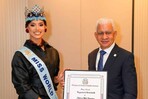 Joheirry Mola recibe reconocimiento del Senado tras coronarse Miss Mundo 2026