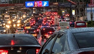 Lluvias provocan charcos y largos taponamientos avenidas del Distrito Nacional