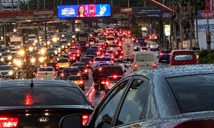 Lluvias provocan charcos y largos taponamientos avenidas del Distrito Nacional