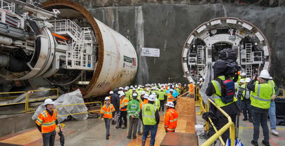 Nueva York y Nueva Jersey avanzan en la construcci&oacute;n del t&uacute;nel bajo el r&iacute;o Hudson