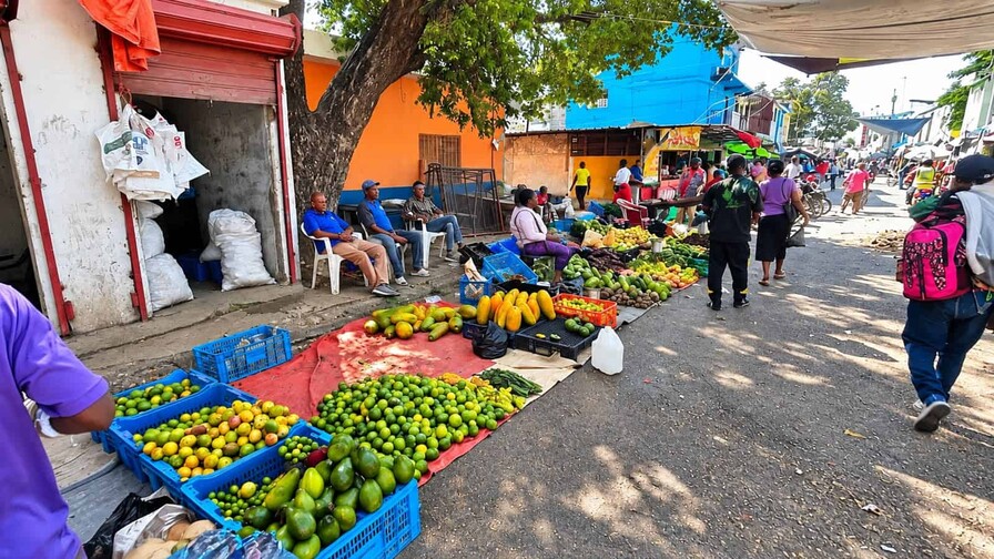 Mercado de Barahona sigue entre insalubridad y desorden; comerciantes reclaman nueva plaza