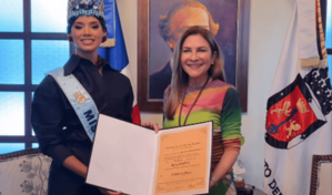 Alcald&iacute;a del Distrito reconoce a la Miss Mundo Joheirry Mola como hija adoptiva de Santo Domingo
