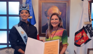 Alcald&iacute;a del Distrito reconoce a la Miss Mundo Joheirry Mola como hija adoptiva de Santo Domingo