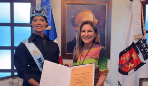 Alcald&iacute;a del Distrito reconoce a la Miss Mundo Joheirry Mola como hija adoptiva de Santo Domingo