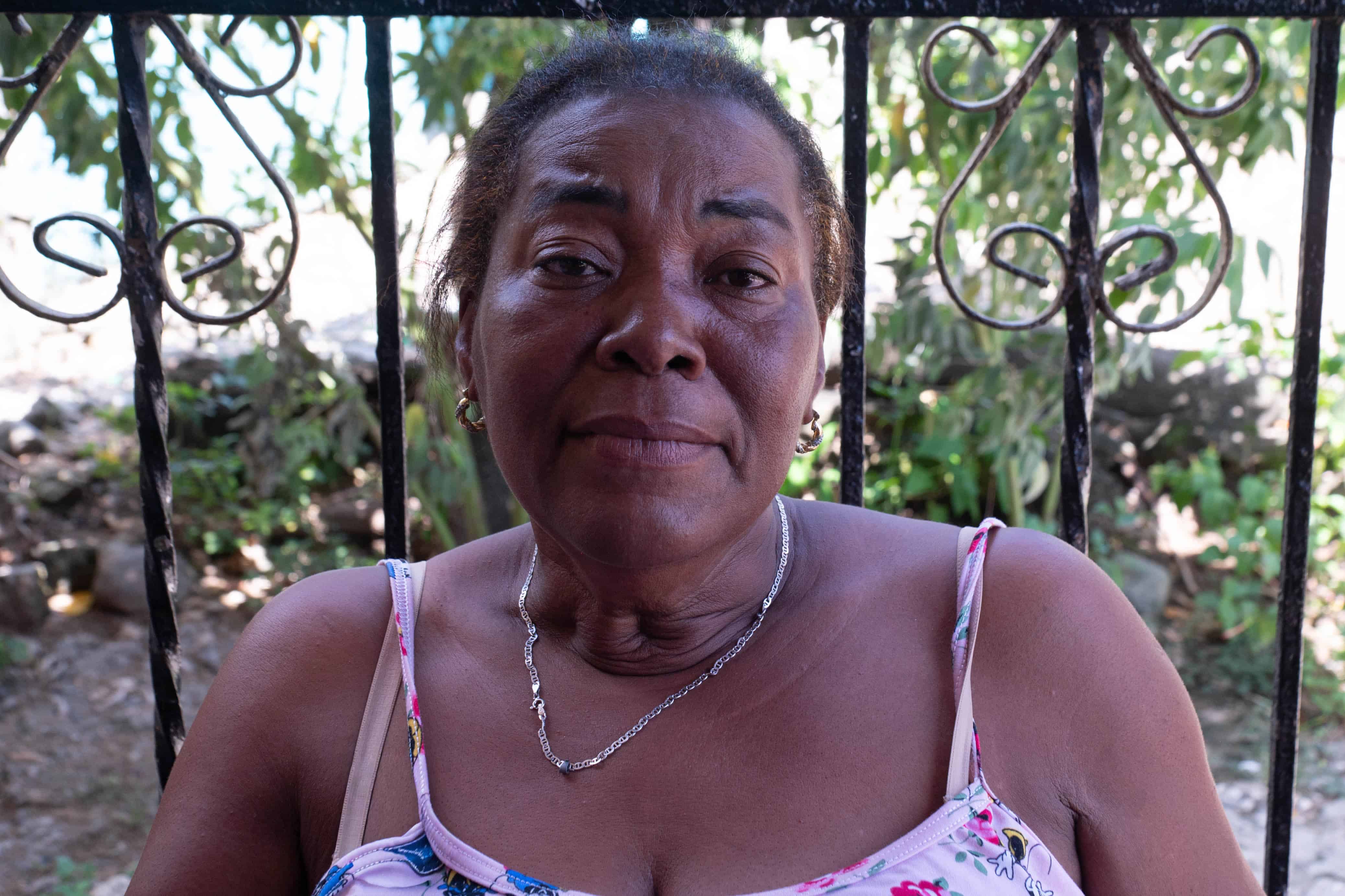 Maria Luisa Asencio, madre de un hombre que partió en la yola hacia Puerto Rico