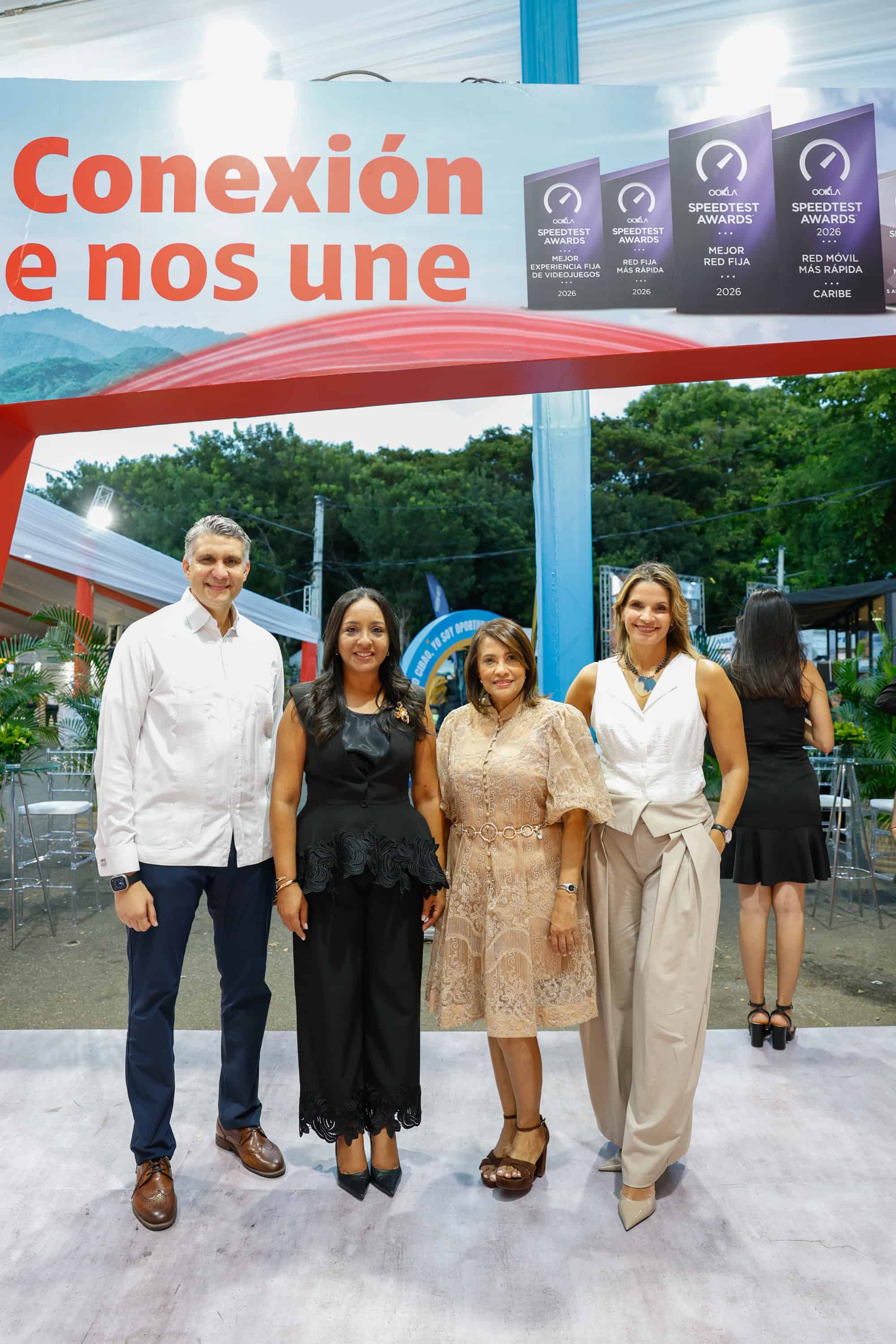 Shariff Quiñones, Yaskara Sánchez,  Janet Pérez, y Jenny Abreu.