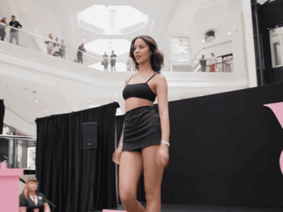 Andreína Martínez en Victoria's Secret como finalista
