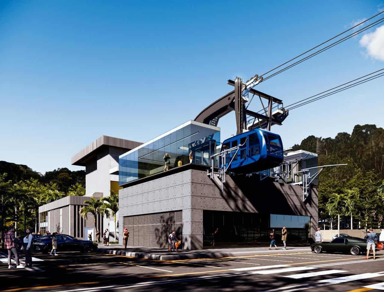 Así serán las nuevas cabinas del Teleférico de Puerto Plata.