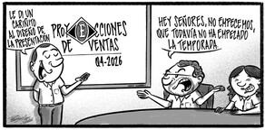 Caricatura de Noticiero Poteleche 5 octubre 2026