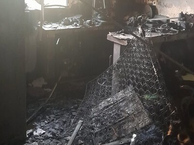 Incendio afecta apartaestudio en la avenida Lope de Vega