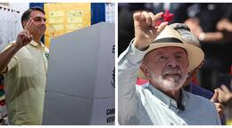 Lula y Fl&aacute;vio Bolsonaro votan en elecciones presidenciales Brasil