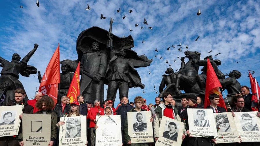 Al menos 60 detenidos en Moscú en acto comunista que desemboca en protesta antigubernamental Al menos 60 detenidos en Moscú en acto comunista que desemboca en protesta antigubernamental