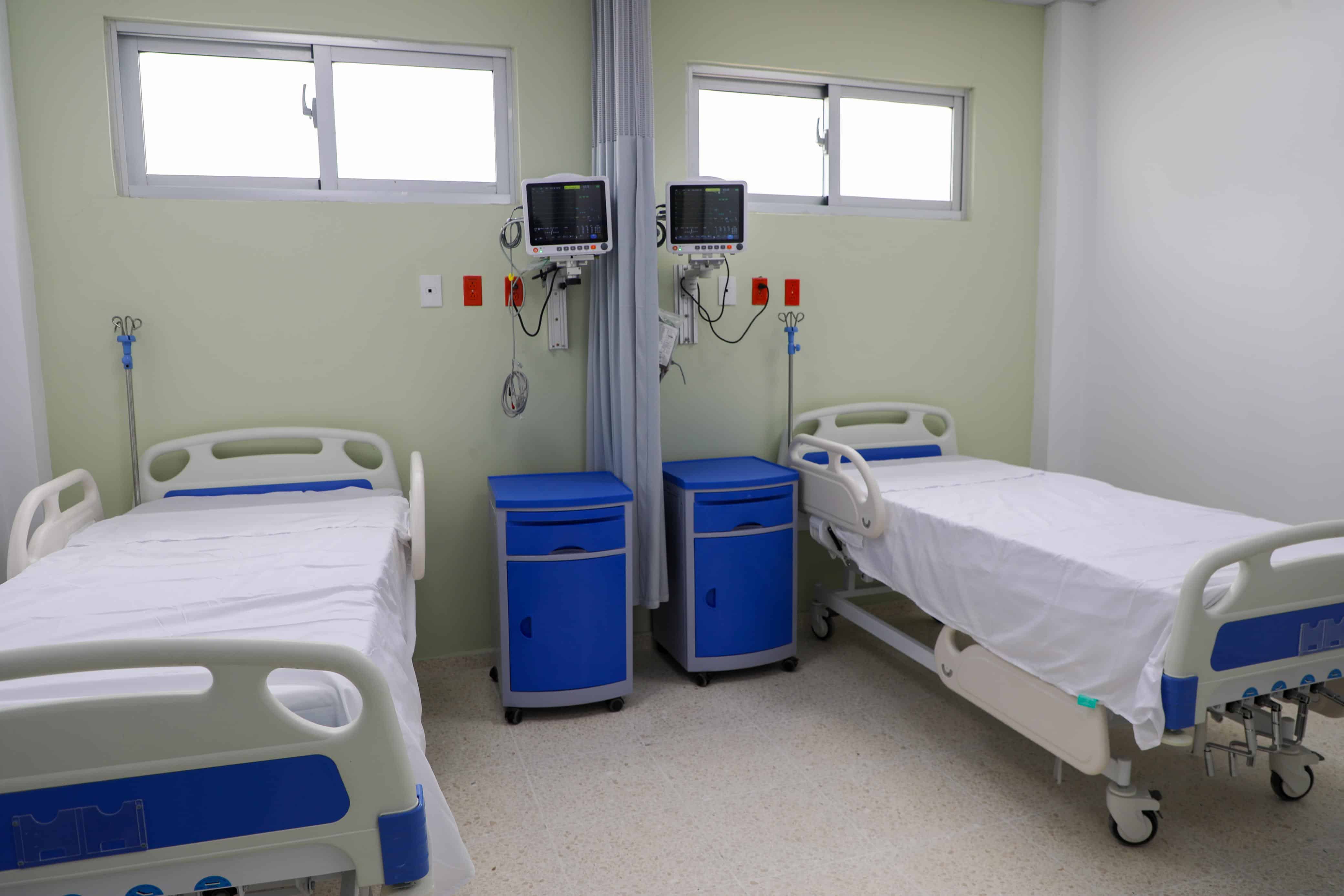 Una de las hitaciones del hospital.