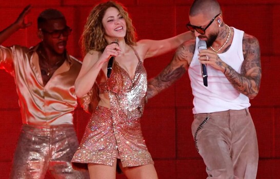 Shakira anuncia su &uacute;ltimo concierto en Madrid con Dani Mart&iacute;n, Maluma y Be&eacute;le