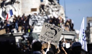 Decenas de miles de personas salen a las calles en las protestas estudiantiles en Francia