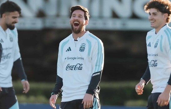 Messi completa su &uacute;ltimo entrenamiento con Argentina antes de su despedida ante Ben&iacute;n
