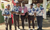 Reconocen trayectoria del golfista Manuel de Los Santos durante el Torneo entre Naciones 2026