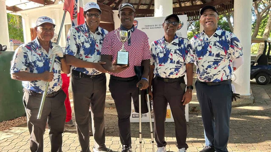 Reconocen trayectoria del golfista Manuel de Los Santos durante el Torneo entre Naciones 2026