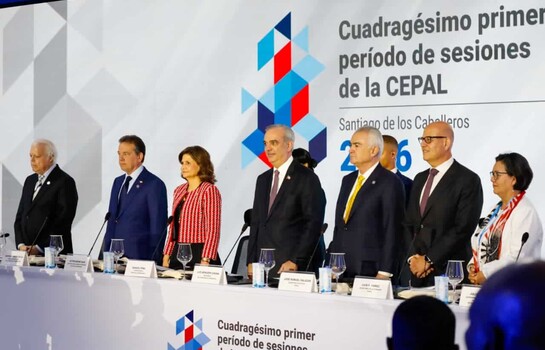 Presidente Luis Abinader encabeza en Santiago inicio del 41 per&iacute;odo de sesiones de la Cepal