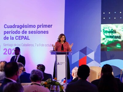 Raquel Peña presenta avances del crecimiento dominicano ante la Cepal