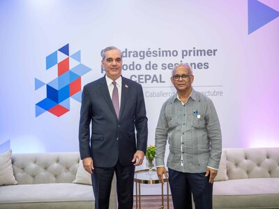 Abinader se reúne con secretario de OEA y abordan crisis en Haití