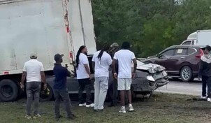 Accidente en la Autov&iacute;a del Este involucr&oacute; cuatro veh&iacute;culos y dej&oacute; un herido