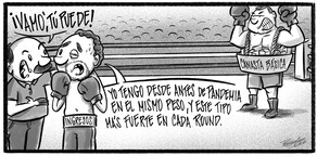 Caricatura de Noticiero Poteleche 9 octubre 2026