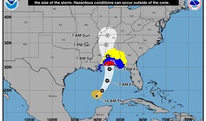 El hurac&aacute;n Isa&iacute;as crece a categor&iacute;a 2 mientras se dirige al sur de EE. UU.