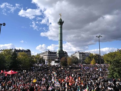 Protestas estudiantiles, símbolo del malestar una Francia endeudada