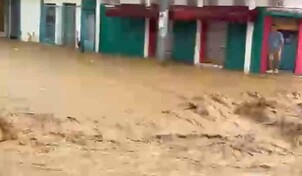 Lluvias inundan varios sectores en Villa V&aacute;squez, provincia Montecristi